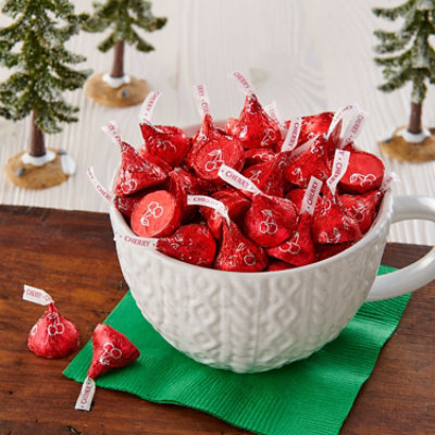 HERSHEY'S KISSES Cherry Cordial Flavored Christmas Candy Bag - 9 Oz - Image 5