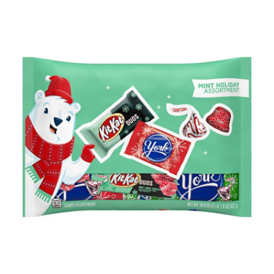 Hersheys Kit Kat And York Assorted Mint Flavored Christmas Candy Variety Bag - 18.6 Oz - Image 2