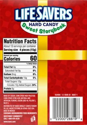 Life Savers Storybook Five Flavor Christmas Hard Sweet Candy - 6-1.14Oz - Image 6