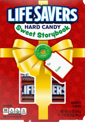 Life Savers Storybook Five Flavor Christmas Hard Sweet Candy - 6-1.14Oz - Image 2