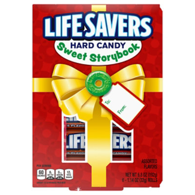 Life Savers Storybook Five Flavor Christmas Hard Sweet Candy - 6-1.14Oz