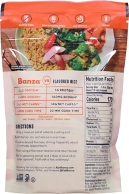 Banza Garlic Olive Oil Made from Chickpeas Rice - 7 Oz - Image 6