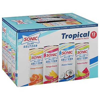 SONIC Tropical Seltzer Variety In Cans - 12-12 Fl. Oz. - Image 1
