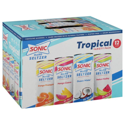 SONIC Tropical Seltzer Variety In Cans - 12-12 Fl. Oz. - Image 1