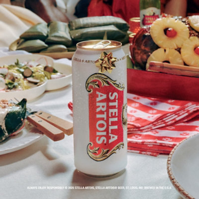 Stella Artois Premium Lager Beer In Cans 5% ABV - 6-16 Fl. Oz. - Image 3