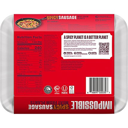 Impossible Sausage Spicy Links - 13.5 Oz - Image 6