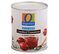 O Organics Tomatoes Crushed No Salt Added - 28 OZ