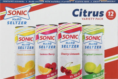 SONIC Citrus Seltzer Variety Can - 12-12 Fl. Oz. - Image 6