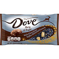 Dove Promises Milk Chocolate Toffee Almond Crunch Christmas Candy - 7.94 Oz - Image 1