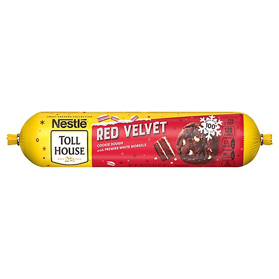 Nestle Toll House Red Velvet Cookie Dough with Premier White Morsels - 16.5 Oz