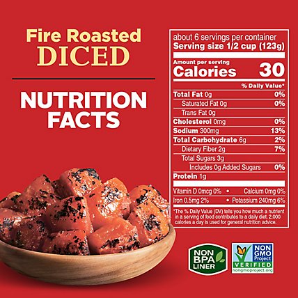 Hunt's Fire Roasted Diced Tomatoes - 28 Oz - Image 4