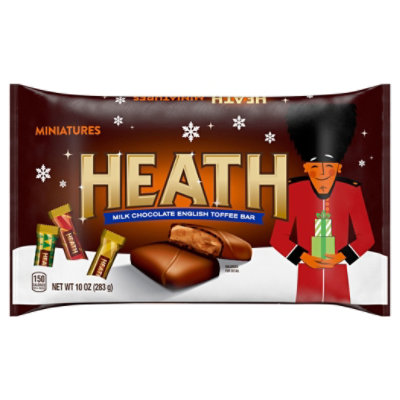 HEATH Miniatures Chocolatey English Toffee Christmas Candy Bag - 10 Oz - Image 3