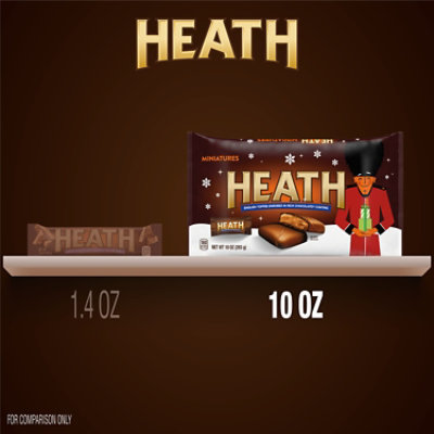 HEATH Miniatures Chocolatey English Toffee Christmas Candy Bag - 10 Oz - Image 5