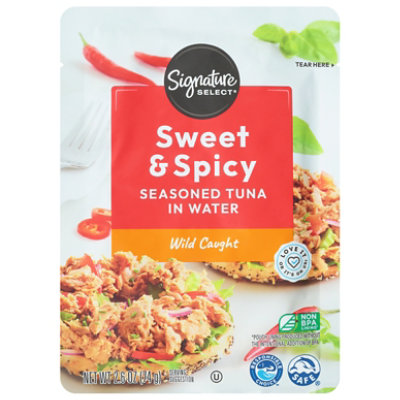 Signature SELECT Sweet And Spicy Tuna In Water Pouch - 2.6 Oz - Image 3