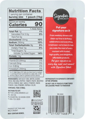 Signature SELECT Sweet And Spicy Tuna In Water Pouch - 2.6 Oz - Image 6