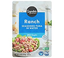 Signature Select Tuna In Water Ranch Pouch - 2.6 OZ