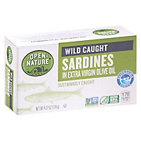 Open Nature Sardines In Xtra Virgn Olive Oil - 4.37 OZ - Image 1