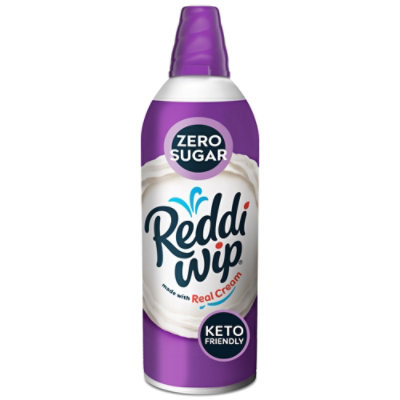 Reddi Wip Keto Friendly Gluten Free Zero Sugar Whipped Topping Spray Can - 6.65 Oz - Image 1