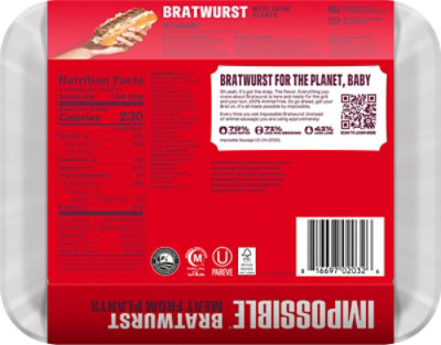 Impossible Sausage Bratwurst Links - 13.5 Oz - Image 8
