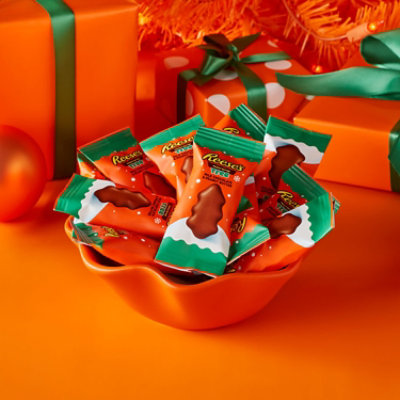 REESE'S Milk Chocolate Snack Size Peanut Butter Trees Christmas Candy Bag - 9.6 Oz - Image 5
