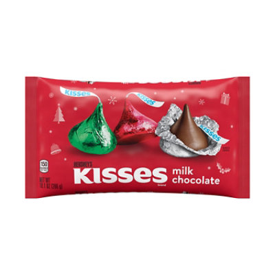 Hersheys Kisses Milk Chocolate Christmas Candy Bag - 10.1 Oz. - Image 1