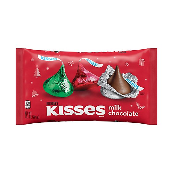 HERSHEY'S Kisses Milk Chocolate Candy Bag - 10.1 Oz