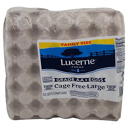 Lucerne Eggs Large Cage Free Aa - 60 CT - Image 3