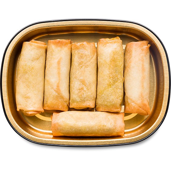 ReadyMeals Vegetable Spring Rolls 6 Count - EA