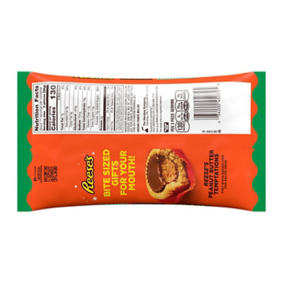 REESE'S Miniatures Milk Chocolate Peanut Butter Cups Christmas Candy Bag - 9.9 Oz - Image 2