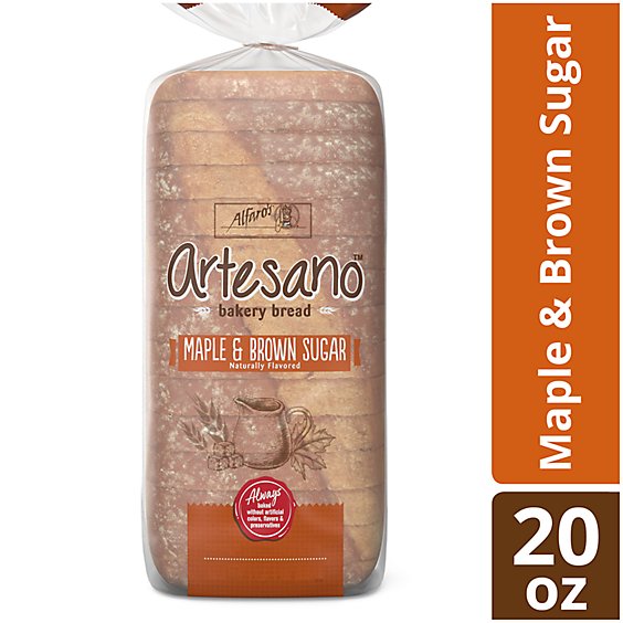 Alfaro's Artesano Maple & Brown Sugar Bakery Bread - 20 Oz