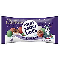 Cadbury Mini Snowballs Milk Chocolate With A Crisp Sugar Shell Candy Bag - 9 Oz - Image 2