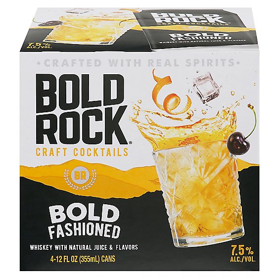 Bold Rock Rtd Fashn In Cans - 4-12 FZ