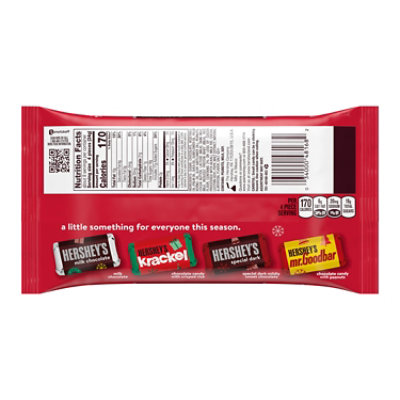 HERSHEY'S Miniatures Assorted Chocolate Christmas Candy Bag - 9.9 Oz - Image 2