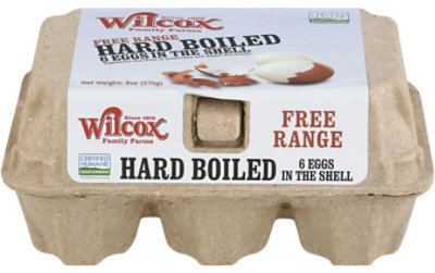 Wilcox Cage Free Hard Cooked Peeled Eggs 6 Count - 9 OZ - Image 1