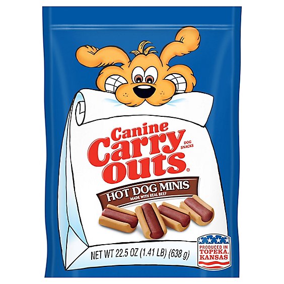 Canine Carry Outs 22.5 Ounce Hot Dog Minis - 22.5 OZ