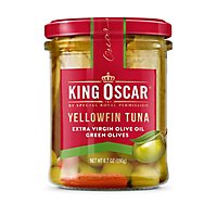 King Oscar Yellowfin Tuna Fillets In Extra Virgin Olive Oil W/green Olive - 6.7 OZ - Image 3