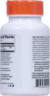 Doctors Best Vit K2 Mk-7-natural - 60CT - Image 5