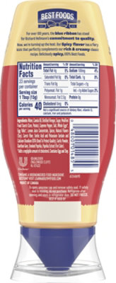 Best Foods Spicy Mayonnaise Squeeze Bottle -  11.5 Fl. Oz - Image 6