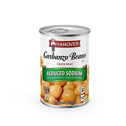 Hanover Reduced Sodium Chick Peas - 15.5 OZ - Image 1
