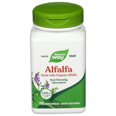 Natures Way Alfalfa Leaves-og3 - 100CT - Image 2