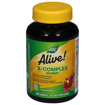 Natures Way Alive B-complex Gummies - 60CT - Image 3