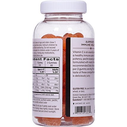 Natures Way Vitamin C-250 Mg-gummy - 120CT - Image 5