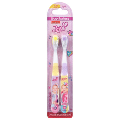 Brush Buddies Jojo Siwa 2pk Toothbrush - EA