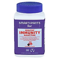 SmartyPants Adult Healthy Immunity Night Time Elderberry Gummies - 28 Count - Image 3