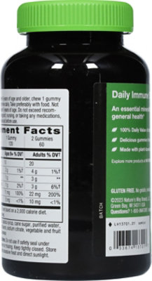 Natures Way Zinc Gummy-11 Mg - 120CT - Image 4