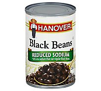 Hanover Reduced Sodium Black Beans - 15.5 OZ