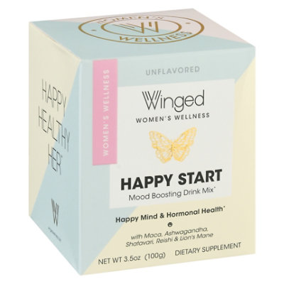 Winged Happy Start Mood Boosting Drink Mix - 3.5 Oz - Image 1