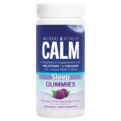 Natural Vitality Calm Magnesium Supplement Gummies - 60 Count - Image 3