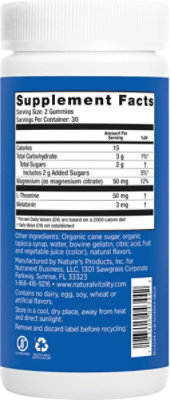Natural Vitality Calm Magnesium Supplement Gummies - 60 Count - Image 4