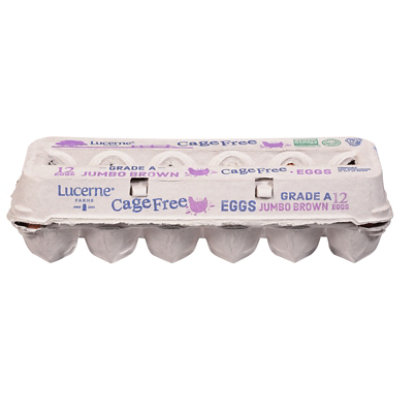 Lucerne Eggs Cage Free Brown Jumbo Grade A - 12 CT - Image 3